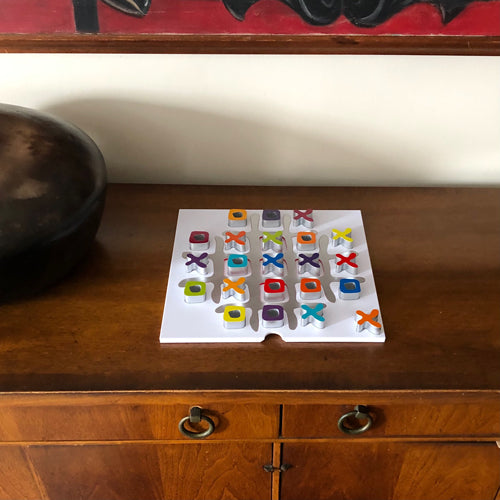 XOX! Share the Love. The fun, artist-signed, special edition board game that doubles as art.