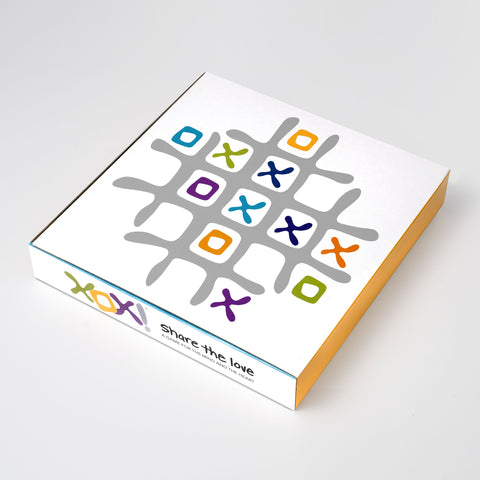 XOX! Share the Love. The fun, artist-signed, special edition board game that doubles as art.